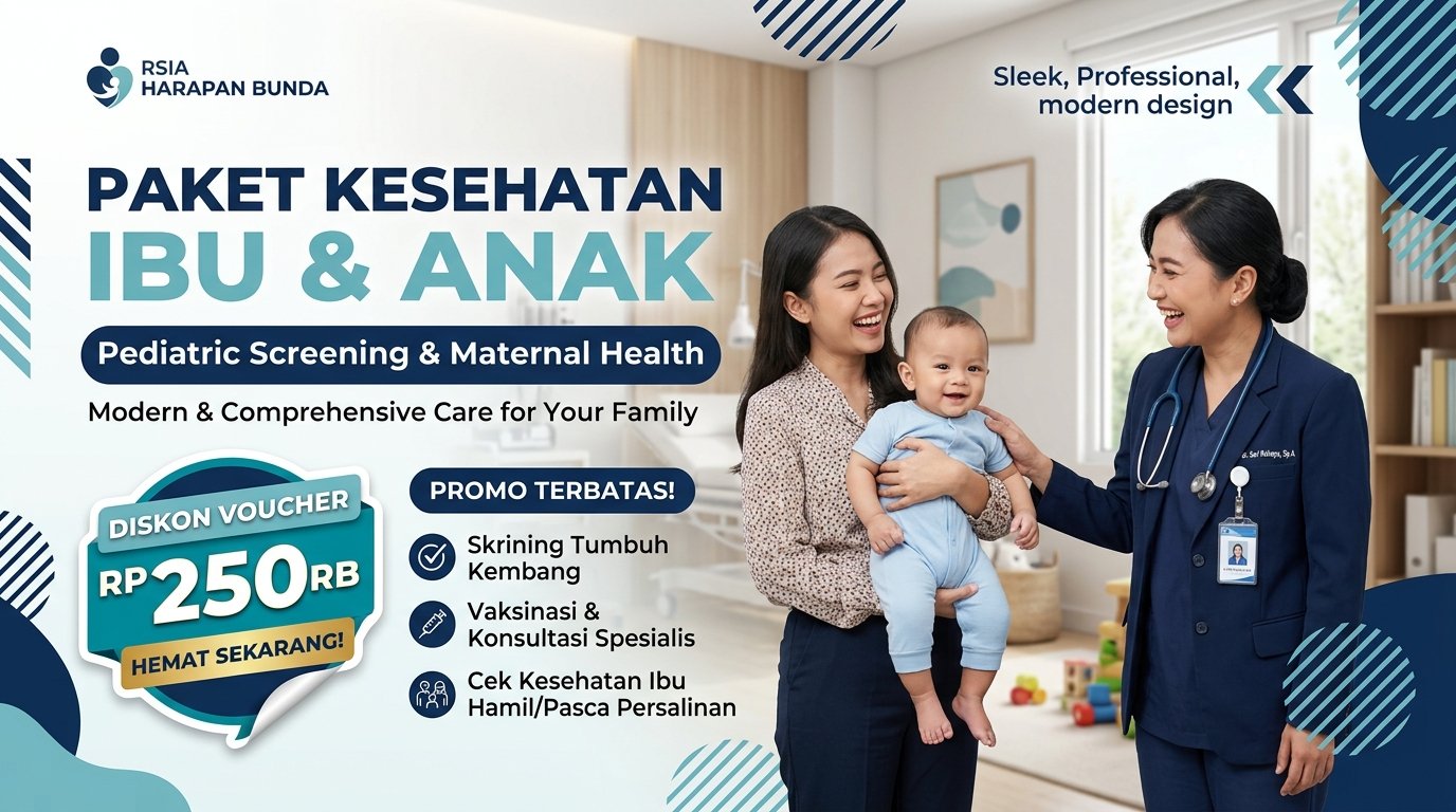 Promo Paket Kesehatan Ibu & Anak - Pediatric Screening & Maternal Health